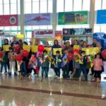 مراسم استقبال ازكودكان منتخب سومين جشنواره شادی و نشاط آی مت 2020-فرودگاه رشت
